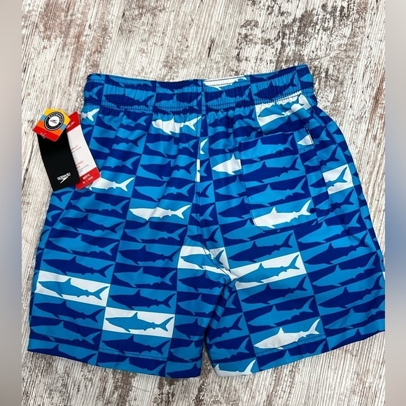 Speedo - Boys Swim Trunks - Shark Print - Picture 3 of 6